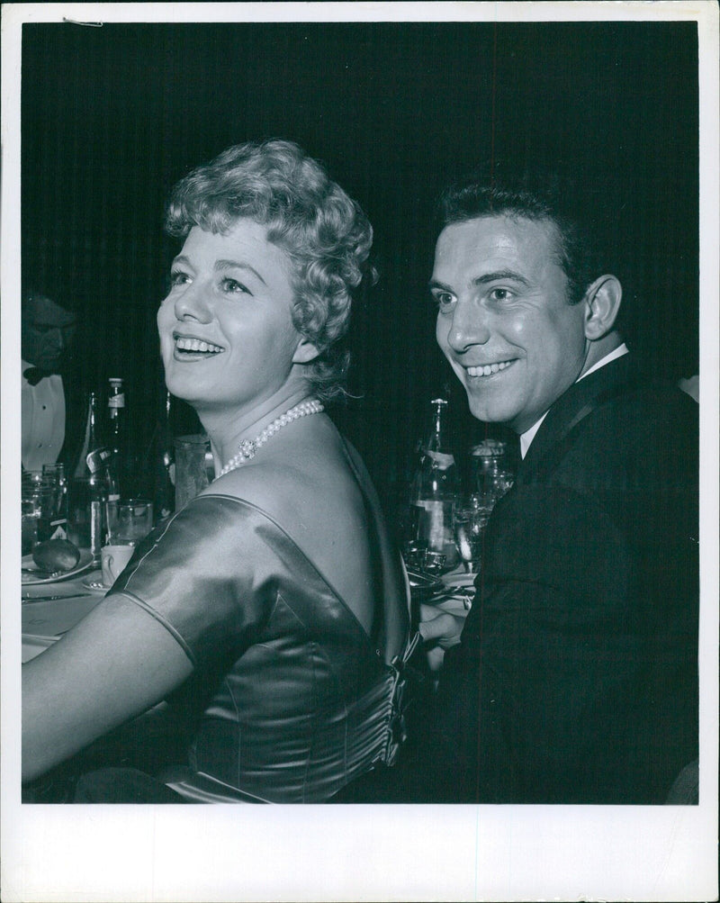 Shelley Winters and her husband at Directors Guild of America awards dinner - Vintage Photograph