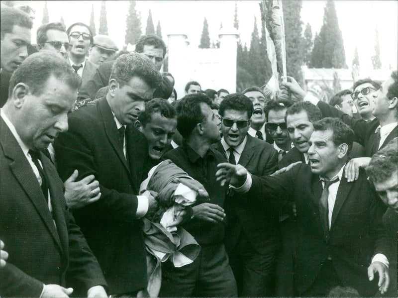 Funeral of George Papandreou - Vintage Photograph