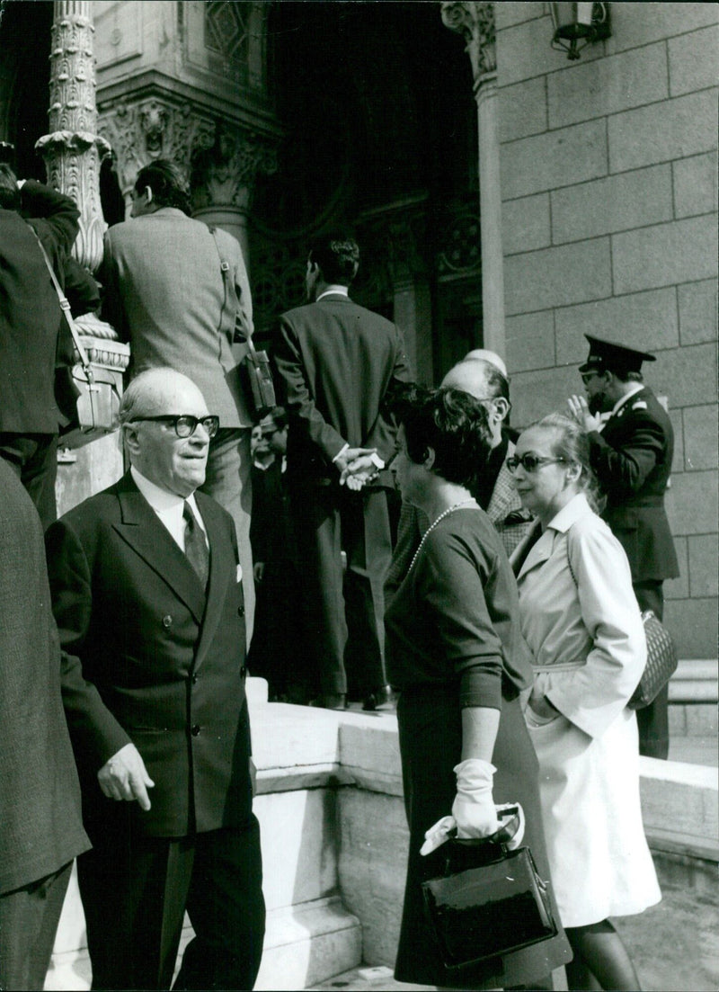 Funeral of G. Papandreou - Vintage Photograph