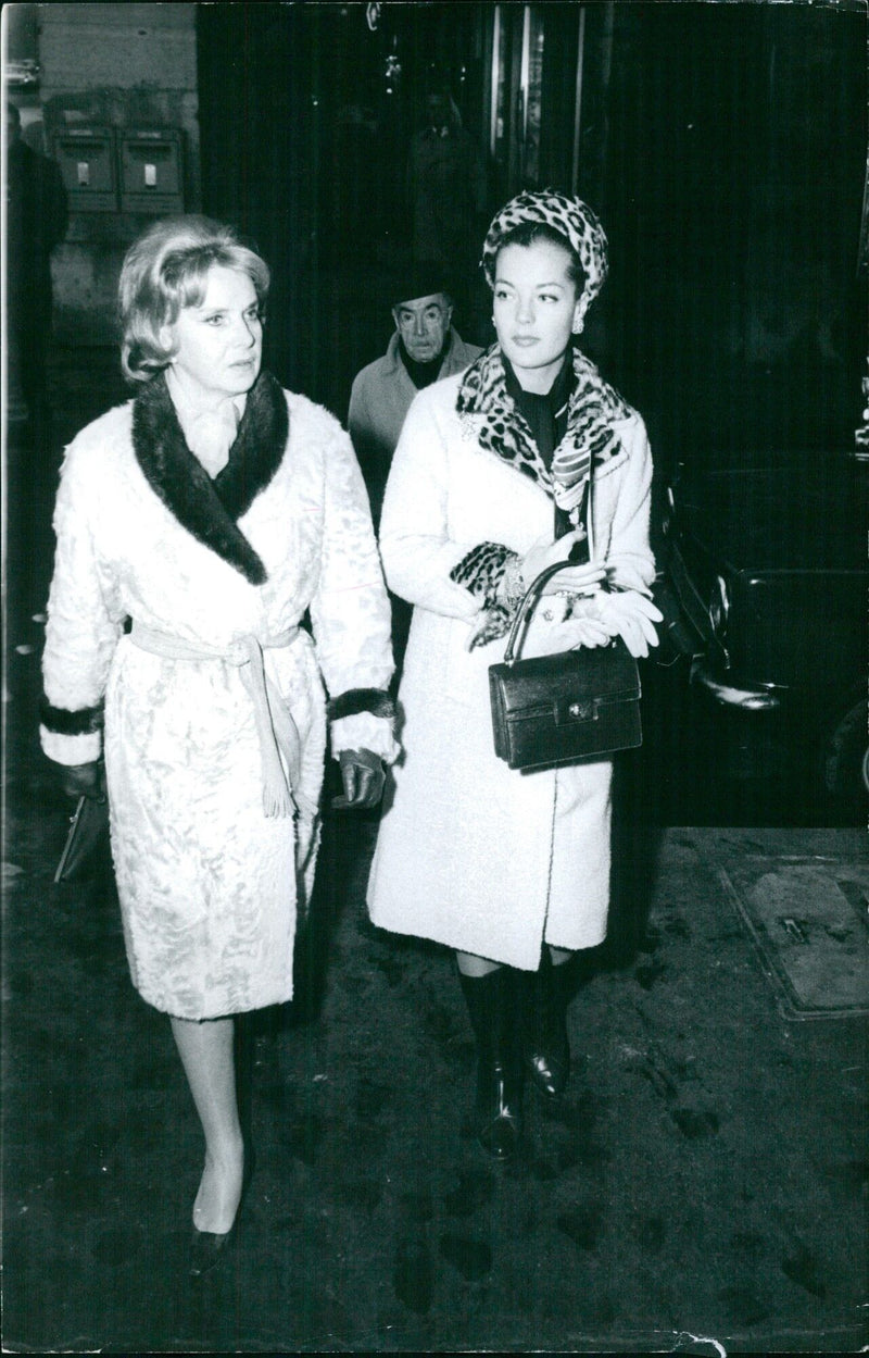 Romy Schneider in Stockholm, Sweden - Vintage Photograph