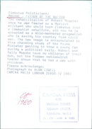 Robert Mugabe interacting with a young fan during a political rally - Vintage Photograph