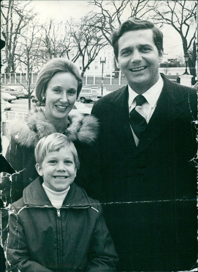 Jeb Magruder and Family - Vintage Photograph