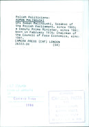 Roman Malinowski, Speaker of the Polish Parliament - Vintage Photograph