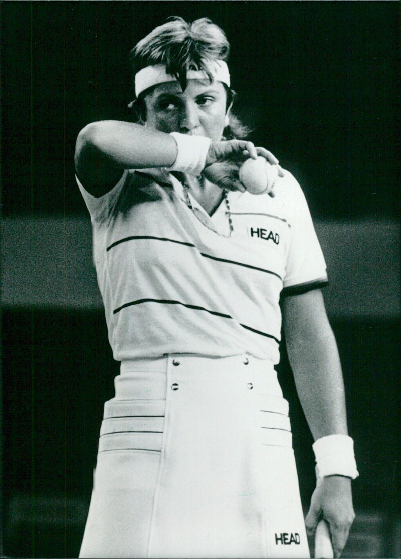 Sylvia Hanika, West German tennis player - Vintage Photograph