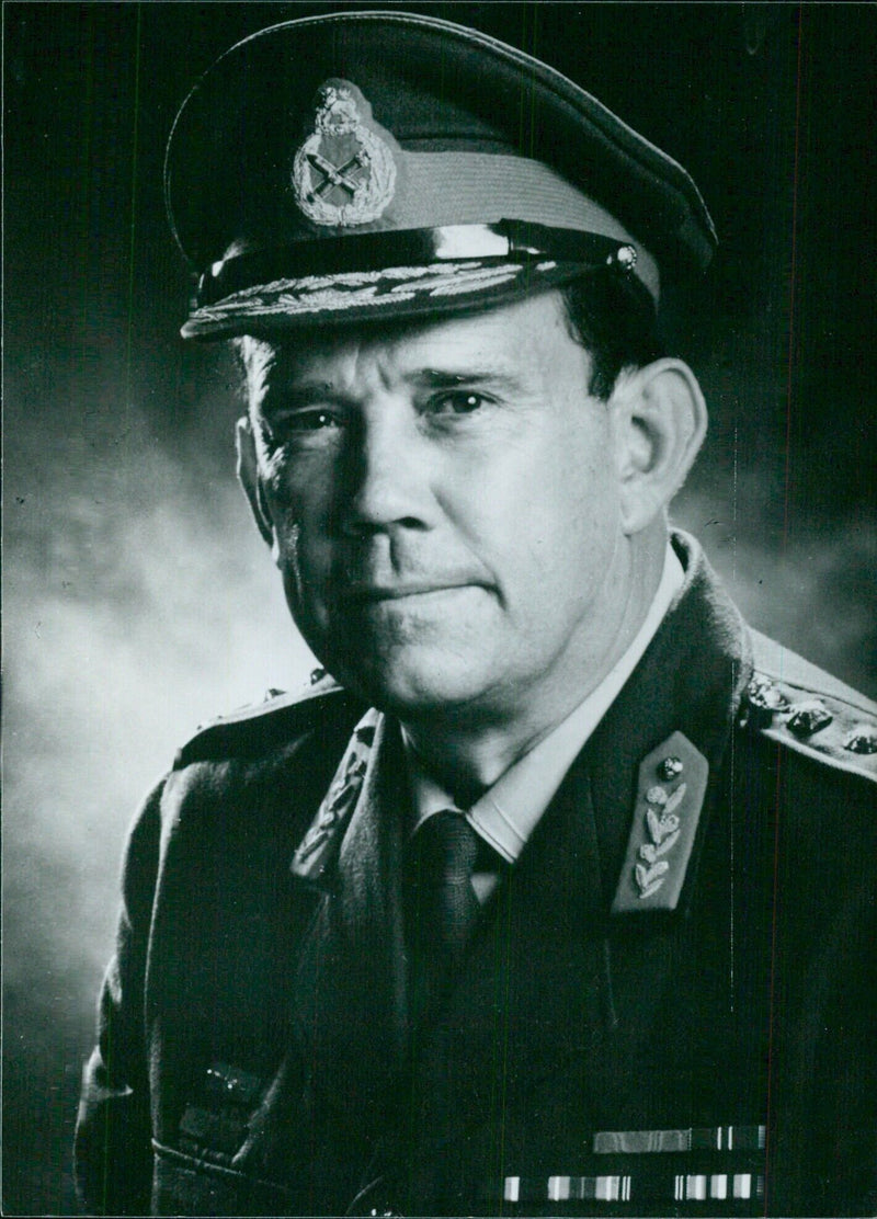 Lt. Gen. Magnus Malan, Chief of the South African Defence Forces - Vintage Photograph