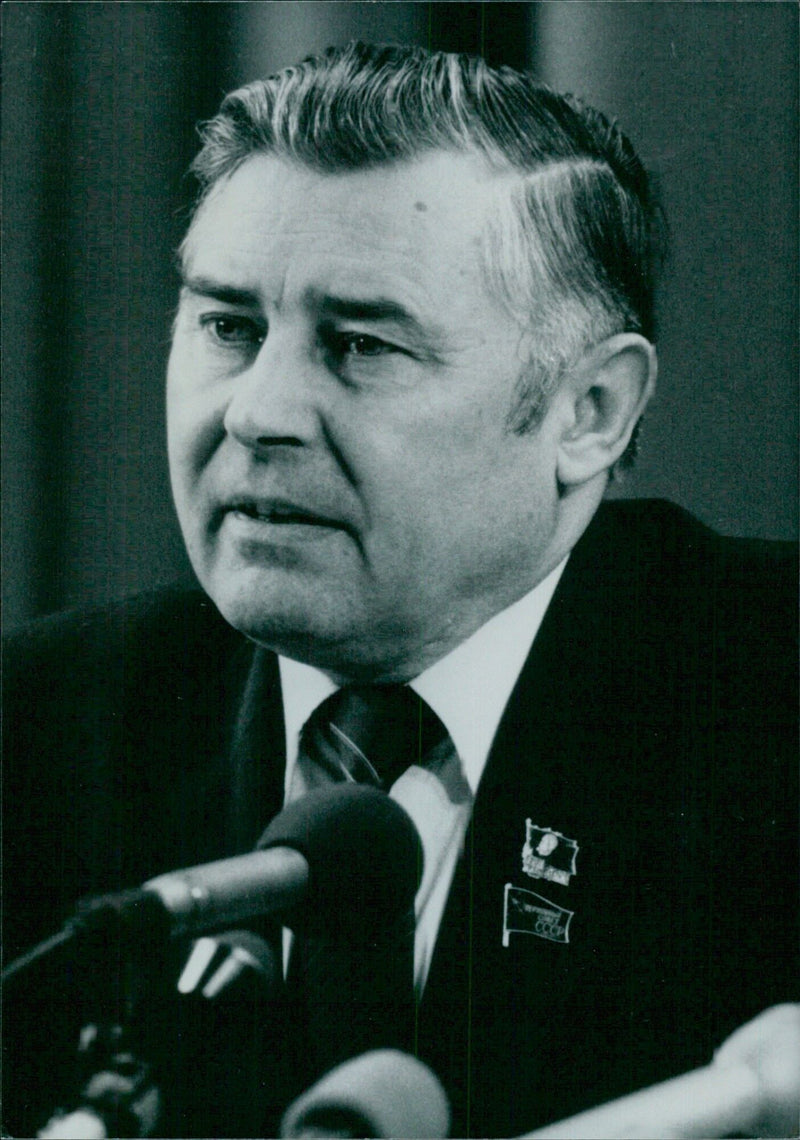 Gury Marchuk, President of the USSR Academy of Sciences - Vintage Photograph