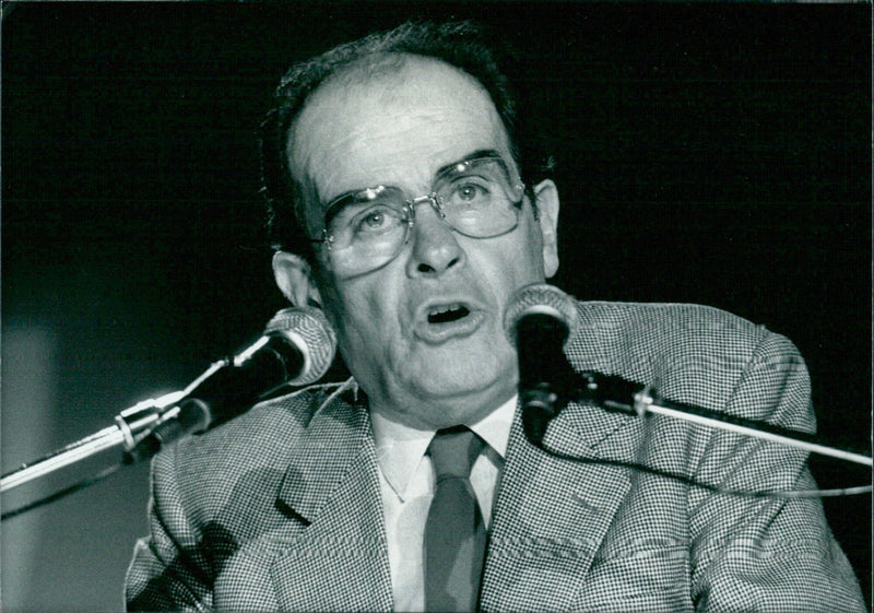 Georges Marchais, French Communist leader - Vintage Photograph