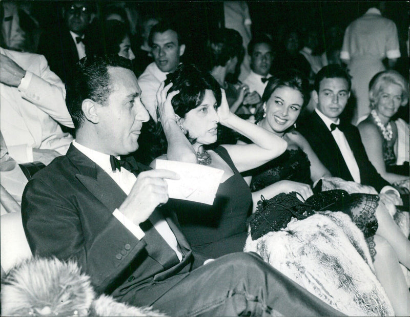 Festival del Cinema - Sordi Magnani Milo - Vintage Photograph