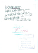 Spanish Politicians: JOSE MARIA MARAVALL OPS - Vintage Photograph