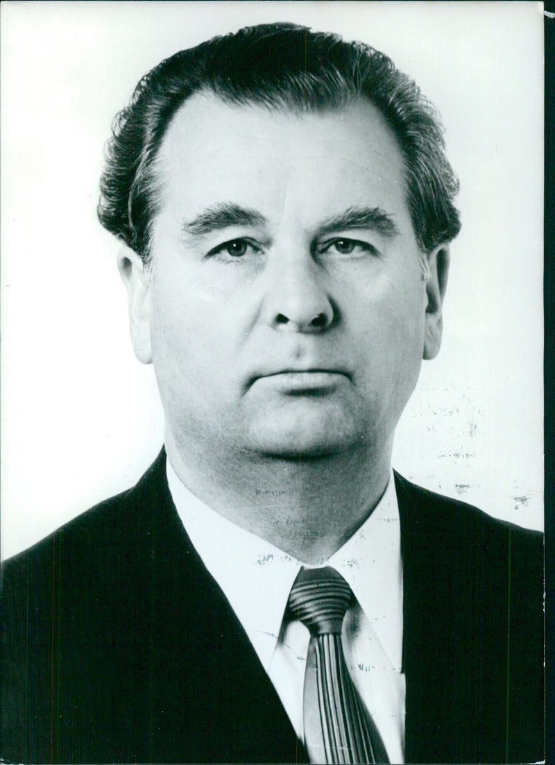 Sergei Iosifovich Manyakin, First Secretary of the Omski Regional Committee of the Soviet Communist Party - Vintage Photograph