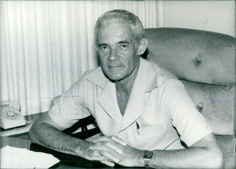 Michael Manley, Leader of the People's National Party and former Prime Minister of Jamaica - Vintage Photograph