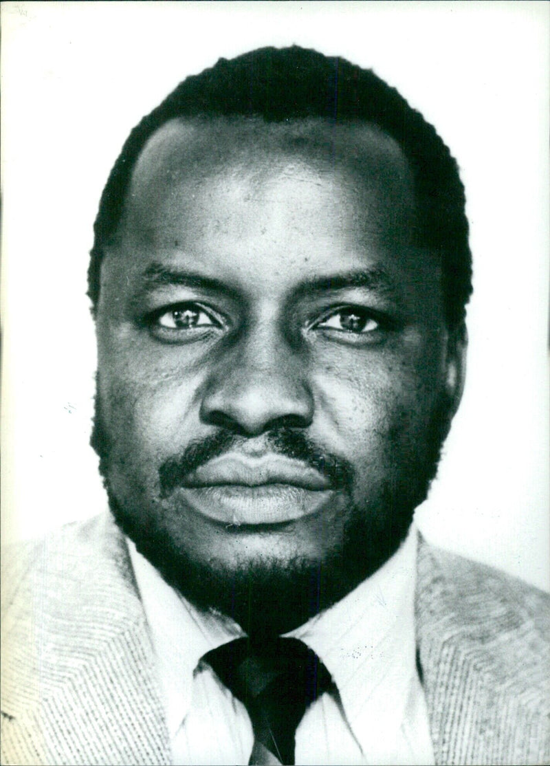 Dr. Witness Mangwende, Zimbabwe's Deputy Minister of Foreign Affairs - Vintage Photograph