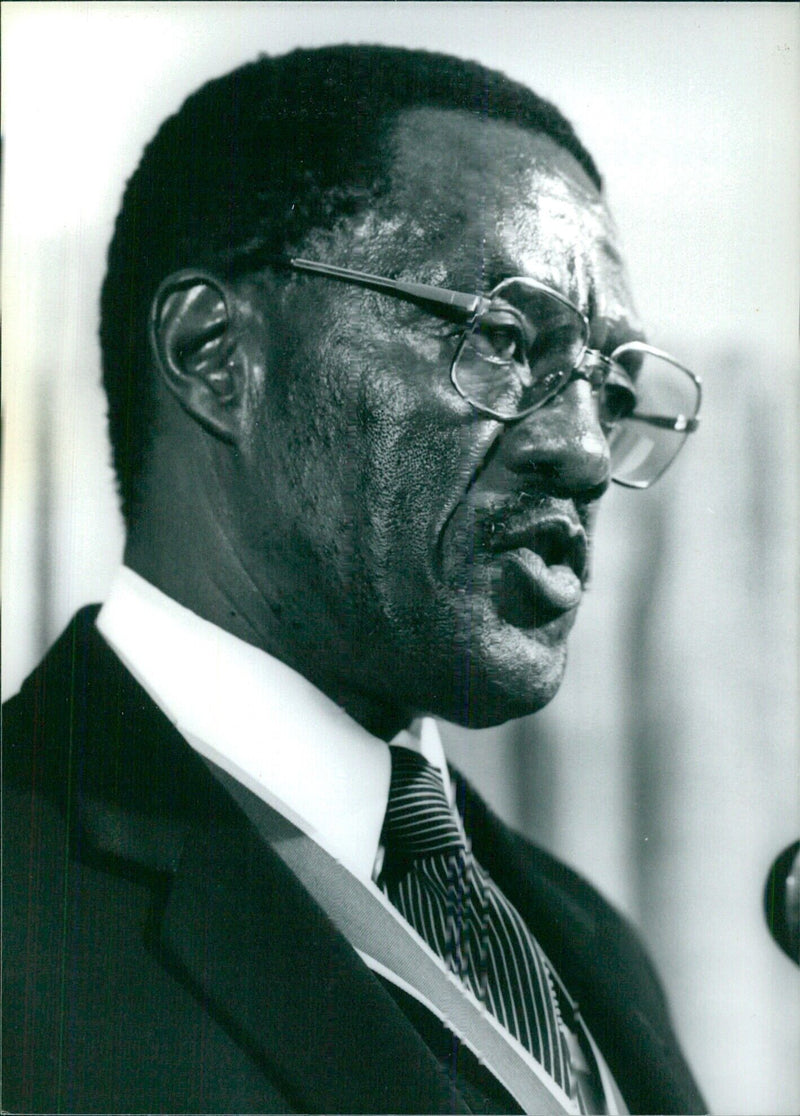 Lucas Mangope, Chief Minister of Bophuthatswana - Vintage Photograph