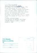 Ratu Sir Kamisese Mara, Prime Minister of Fiji - Vintage Photograph