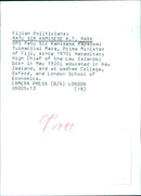 Fijian Politicians: RATU SIR KAMISESE K.T. MARA OPS - Vintage Photograph