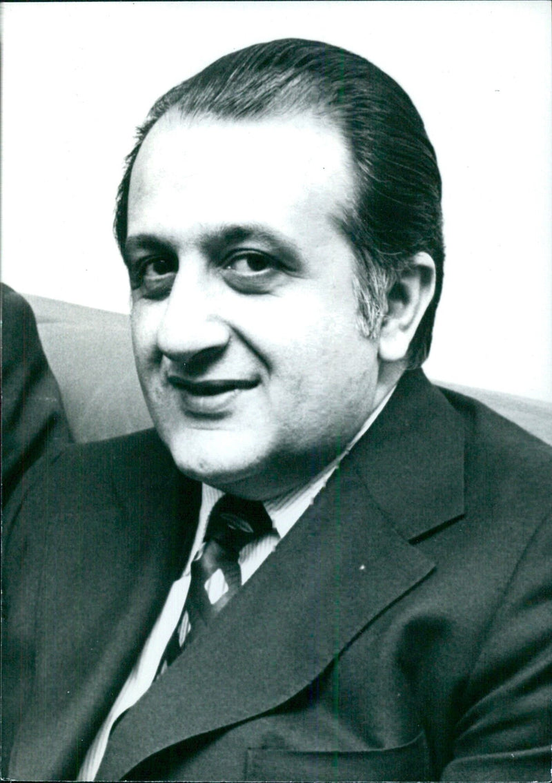 Dr. FEREIDUN MAHDAVI, Iranian Economist and Politician - Vintage Photograph