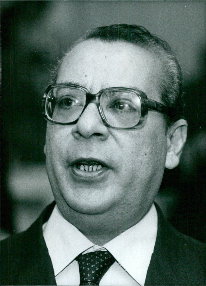 Dr. Abdul Razak Abdul Magid, Egypt's Deputy Prime Minister for Economic Affairs and Minister of Planning, Finance and Economy - Vintage Photograph