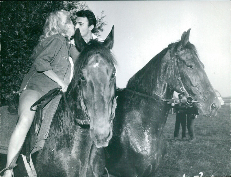 Anila Ebberg and Thauro Silva, September 26, 1960 - Vintage Photograph