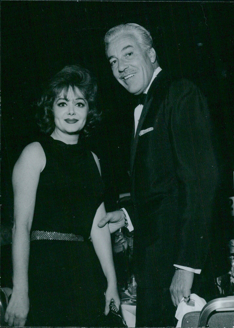 Cesar Romero and Carol Williams - Vintage Photograph