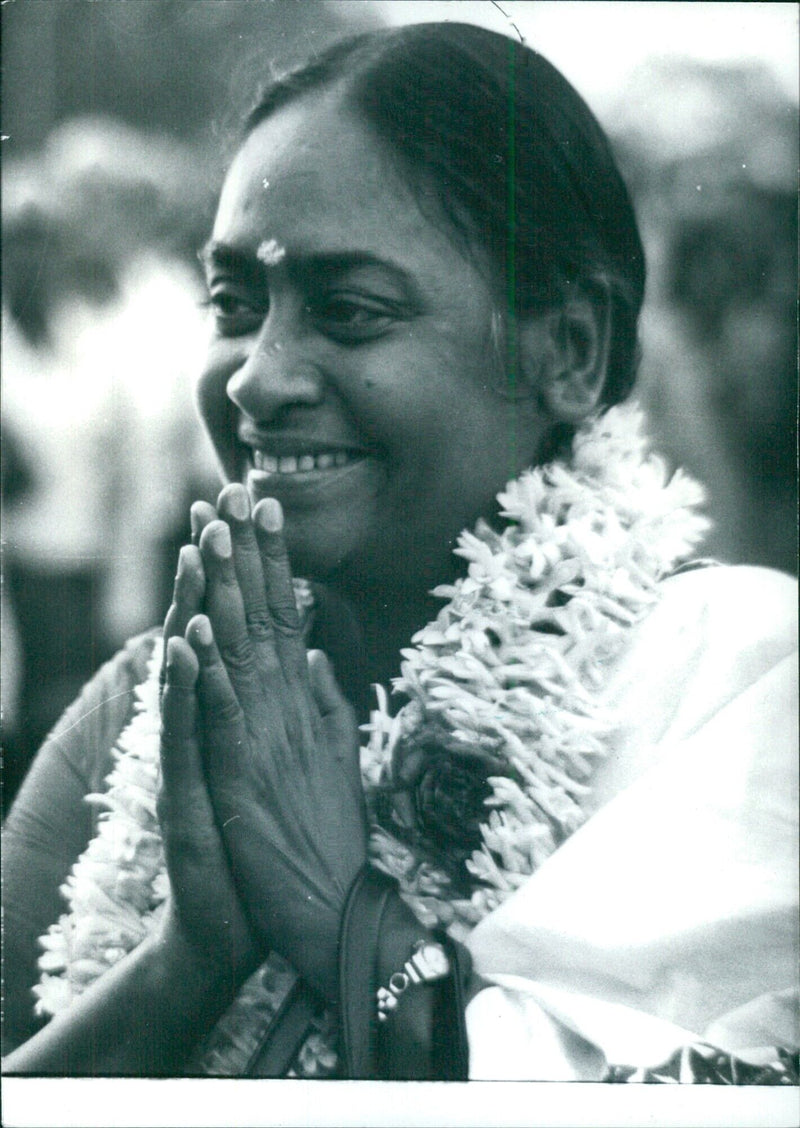 ABHA MAITY, Minister of State for Government, in charge of the Ministry of Industry - Vintage Photograph