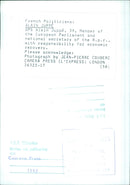 ALAIN JUPPE OPS - Vintage Photograph