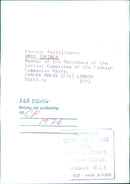 Finnish Politician Urho Jokinen - Vintage Photograph