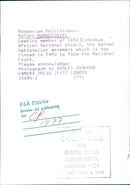 Rhodesian Politicians - Vintage Photograph