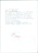 U.S. Politician at United Nations Law of the Sea Conference - Vintage Photograph