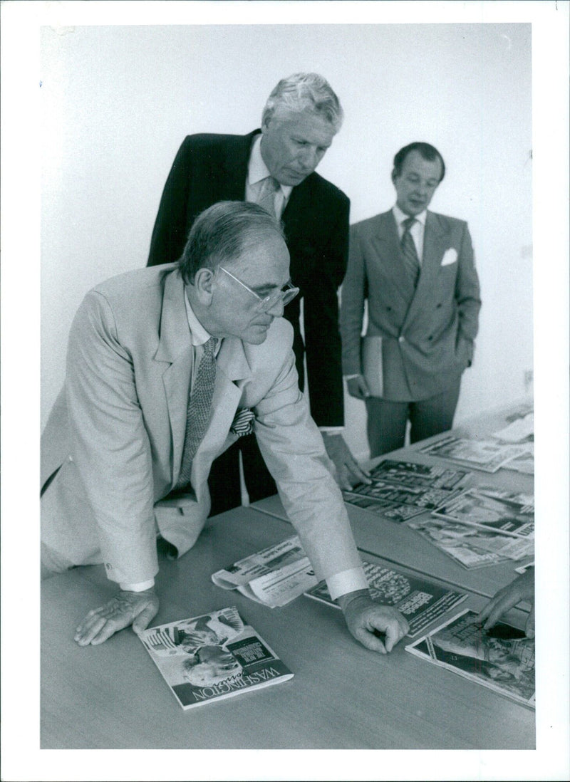 Pierre Cardin in Washington - Vintage Photograph