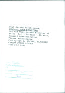 West German Politicians - Vintage Photograph