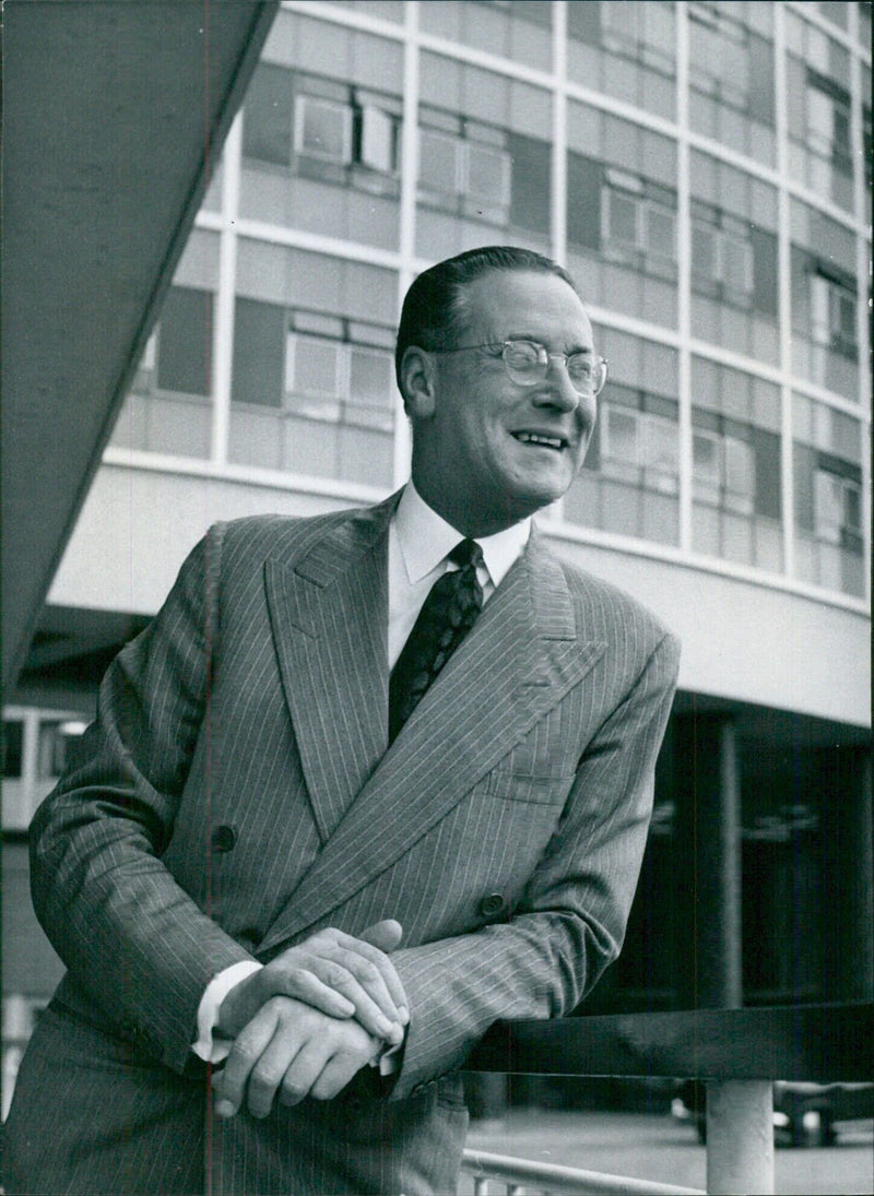 Kenneth Adam, Director of BBC TV Programmes - Vintage Photograph