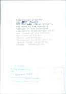 Palestinian Leader Abu Ad Tihad Ops - Vintage Photograph