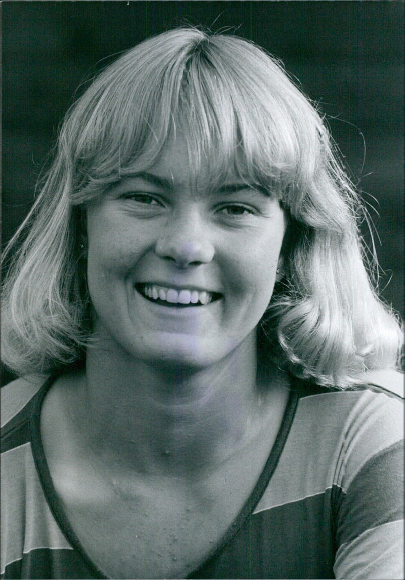 Suzanne Ackum Swimming in Borlänge SS - Vintage Photograph