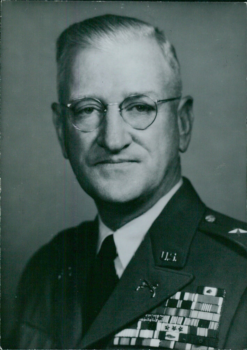 American Service Chiefs: MAJOR-GENERAL HAYDON L. BOATNER - Vintage Photograph