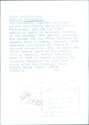 Greek Politician Andreas Papandreou - Vintage Photograph