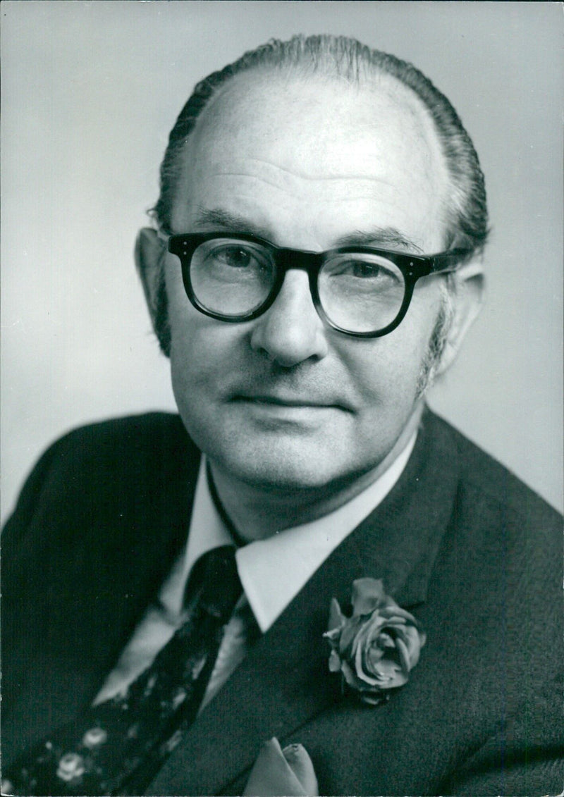 British Writer Alan Jenkins - Vintage Photograph