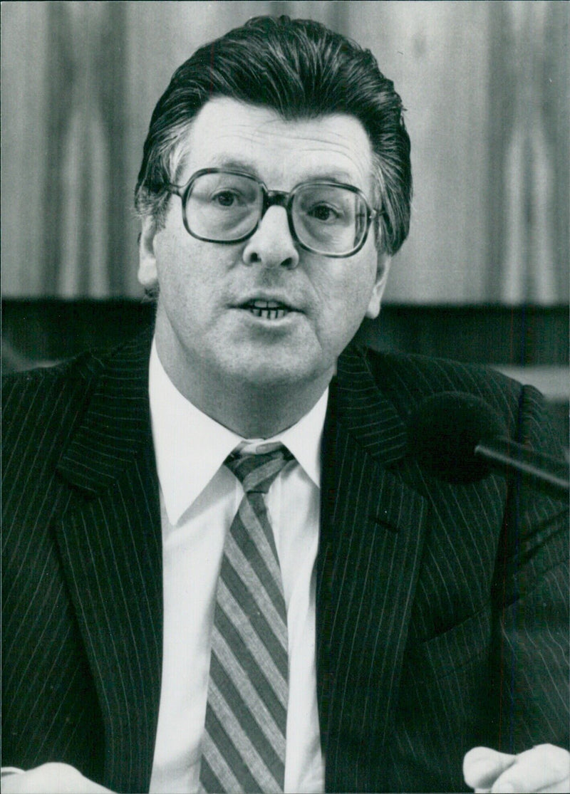 Philipp Jenniger, Speaker of the West German Bundestag - Vintage Photograph