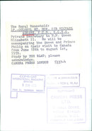 LT-COLONEL RT, HON. SIR MICHAEL ADEANE. K.C.B.. K.C.V.O. Private Secretary to H.M. Queen Elizabeth II. - Vintage Photograph