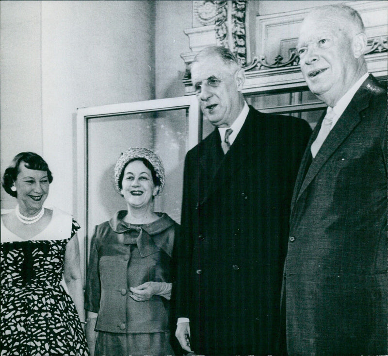 Funeral of Charles de Gaulle and Dwight D. Eisenhower, 1960 - Vintage Photograph