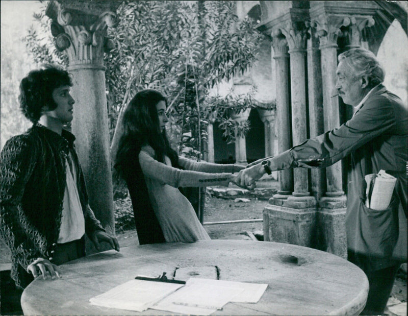 Anna Moffo and Bekim Fehmiu in "The Adventurers" - Vintage Photograph