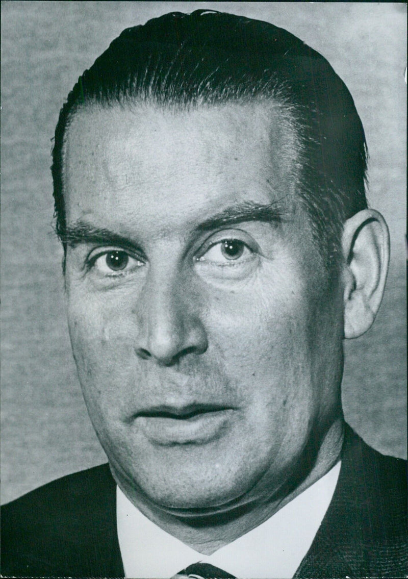 Dr. Gerhard Schröder, West German Minister of Foreign Affairs - Vintage Photograph