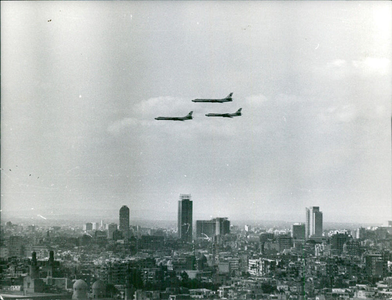 Russian Bombers in Stockholm, Sweden - Vintage Photograph