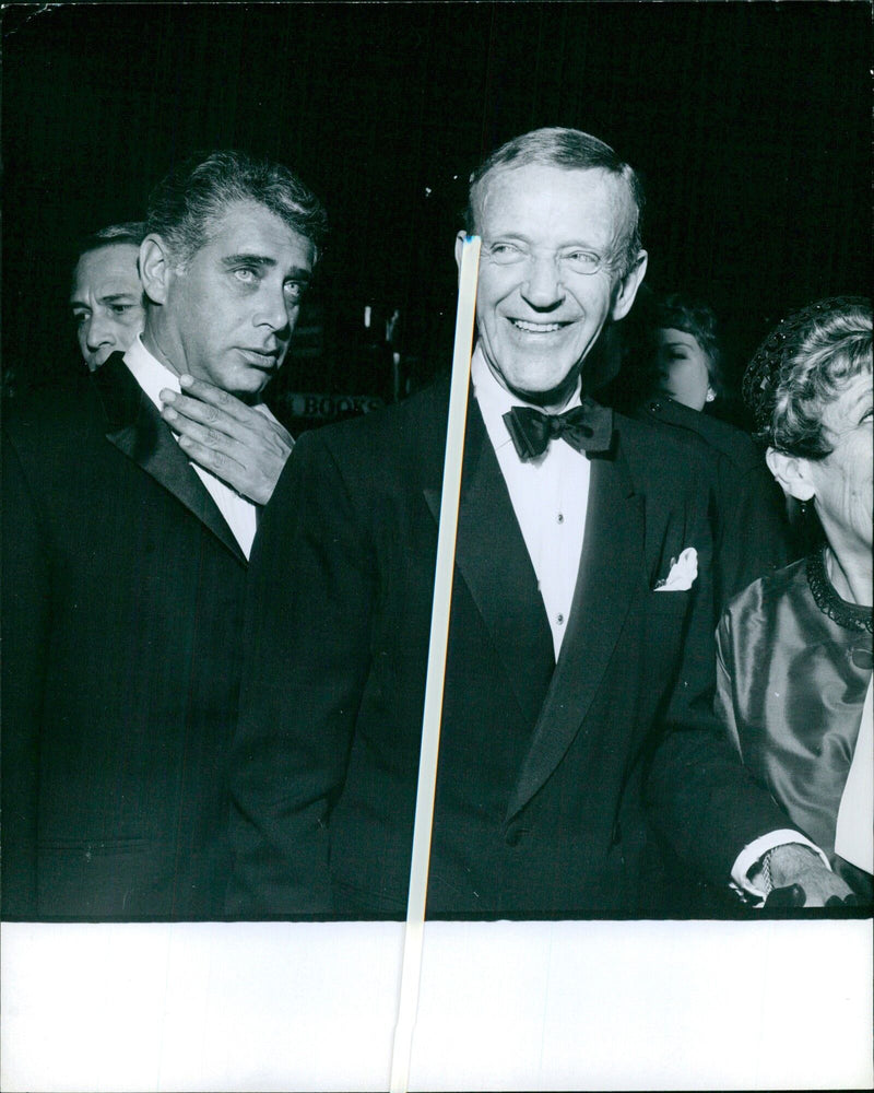 Fred Astaire with books - Vintage Photograph