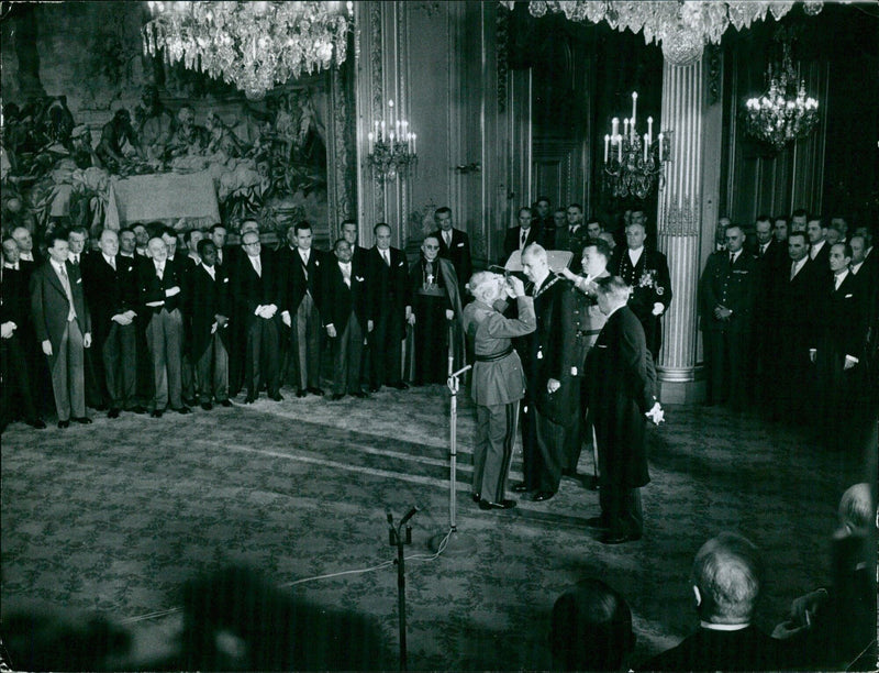 CREA de Guille becomes president of France - Vintage Photograph