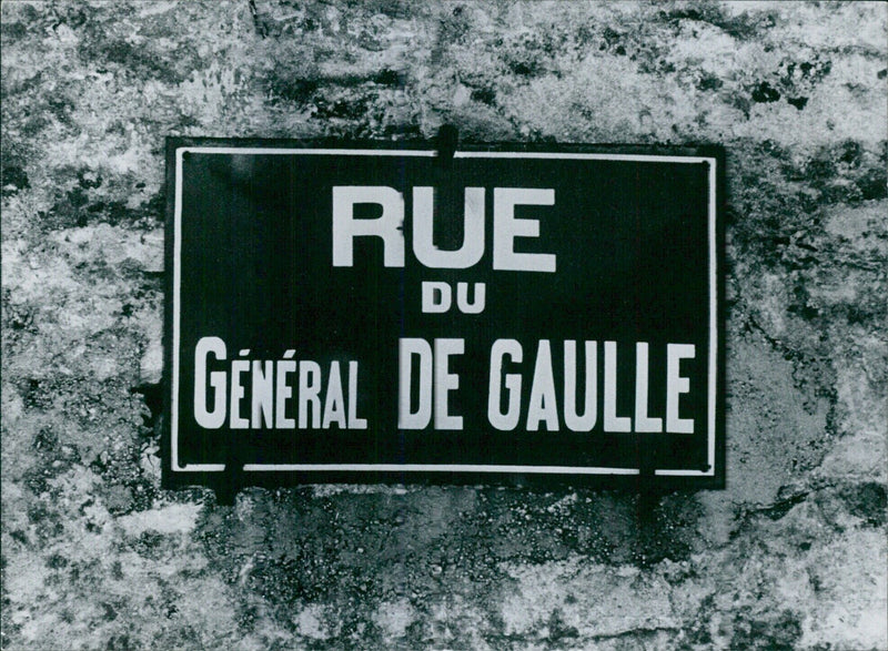 Rue du Général de Gaulle - Vintage Photograph