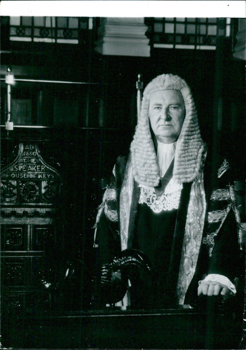 Henry Kerruish, OBE - Speaker of the House of Keys - Vintage Photograph