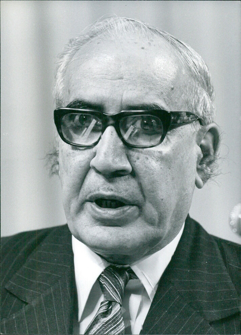 Pakistani Politician Ghulam Ishaq Khan - Vintage Photograph