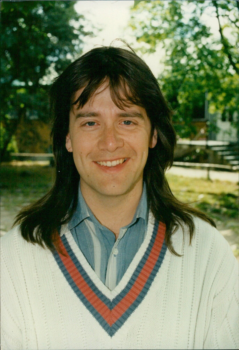 Robert Wells, musician in Stockholm - Vintage Photograph