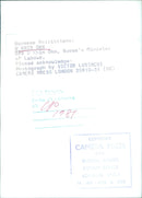 U Khin Ohn, Burma's Minister of Labour - Vintage Photograph