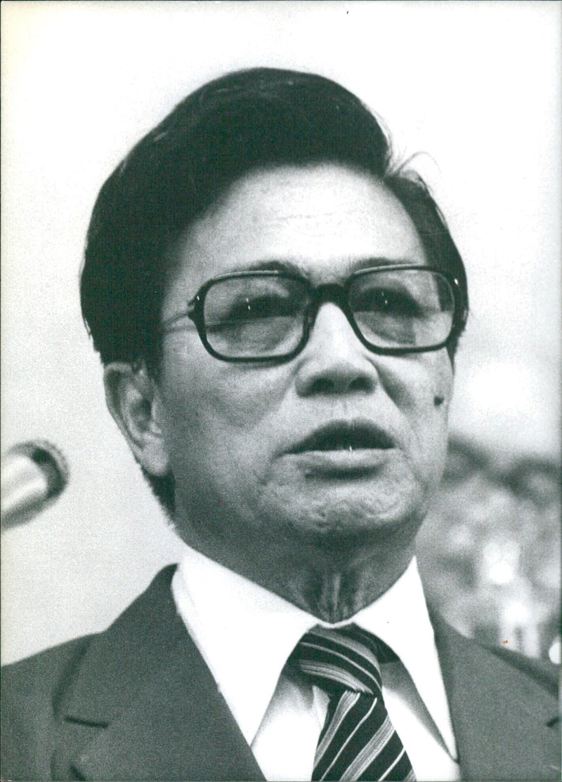 U Khin Ohn, Burma's Minister of Labour - Vintage Photograph